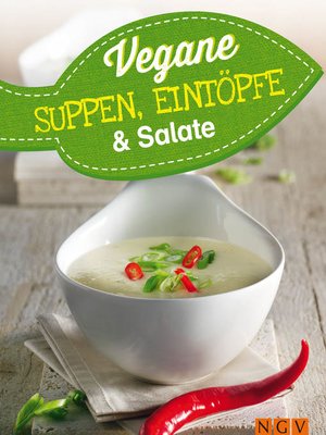 cover image of Vegane Suppen, Eintöpfe und Salate